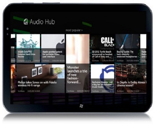 Audio Hub Windows 8